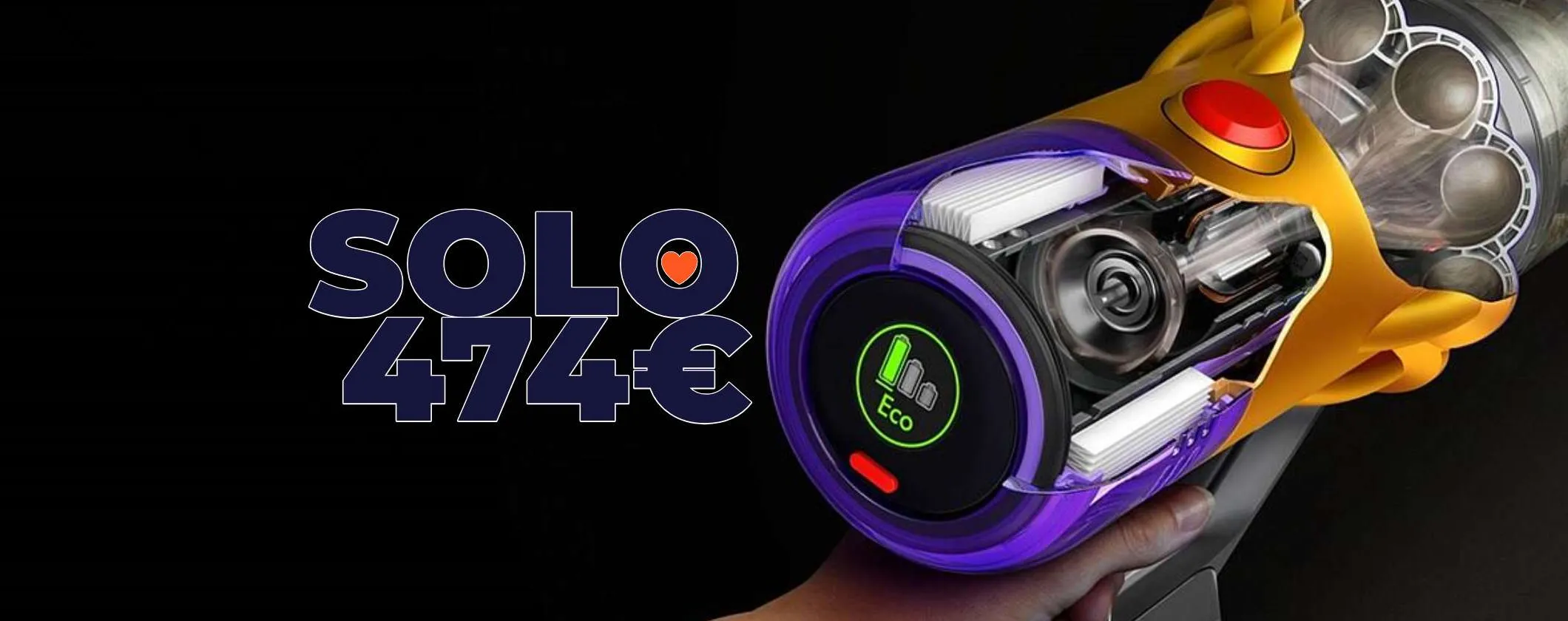 Aspirapolvere Dyson V12 Detect a soli 474€ è l'occasione di eBay