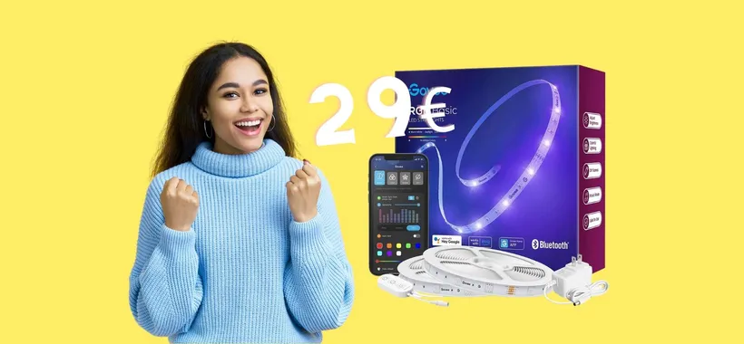 Striscia LED WiFi da 20m compatibile con comandi vocali a 29€
