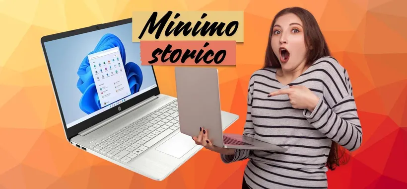 Notebook HP da 15" con Intel Core i5 (16/512GB) al MINIMO STORICO