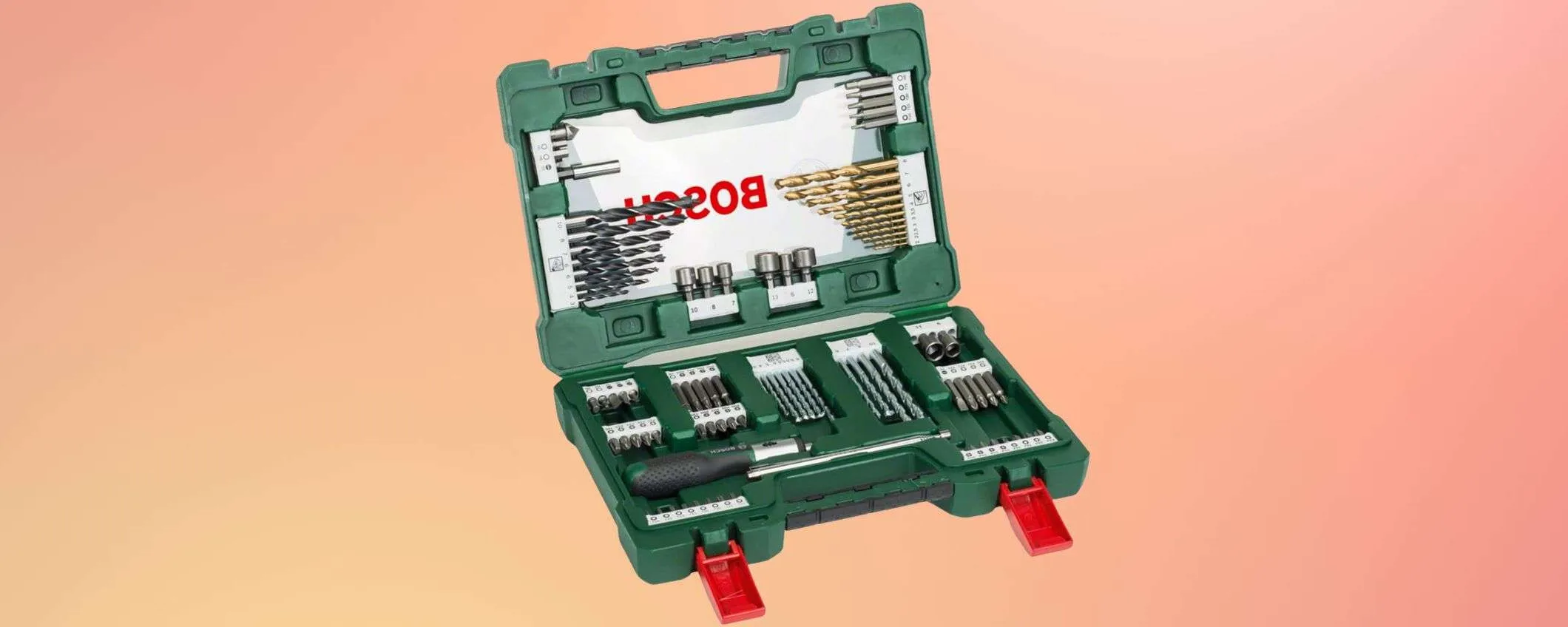 Set di punte Bosch da 91 pezzi: il kit DEFINITIVO è in maxi sconto Amazon (-62%)