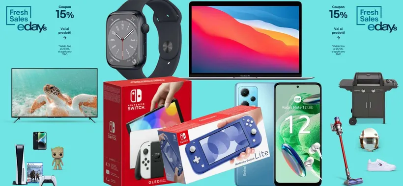 eBay edays, promo pazzesche sulla migliore tecnologia: i 10 SCONTATISSIMI