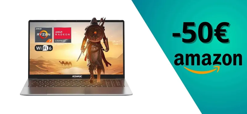 Notebook da gaming Acemagic: Ryzen 7, 16GB di RAM e un SUPER PREZZO su Amazon