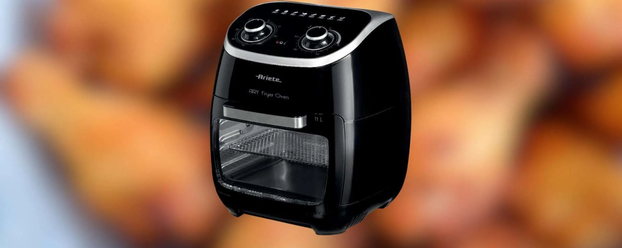 Friggitrice ad aria Ariete con cestello girevole in ottimo sconto Amazon (-36%)