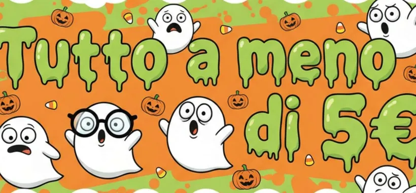 Halloween su Amazon, promo da PAURA: fuoritutto a meno di 5€