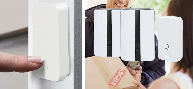 Campanello senza fili con 2 sensori da interni a 8€: su Amazon va a RUBA (-50%)