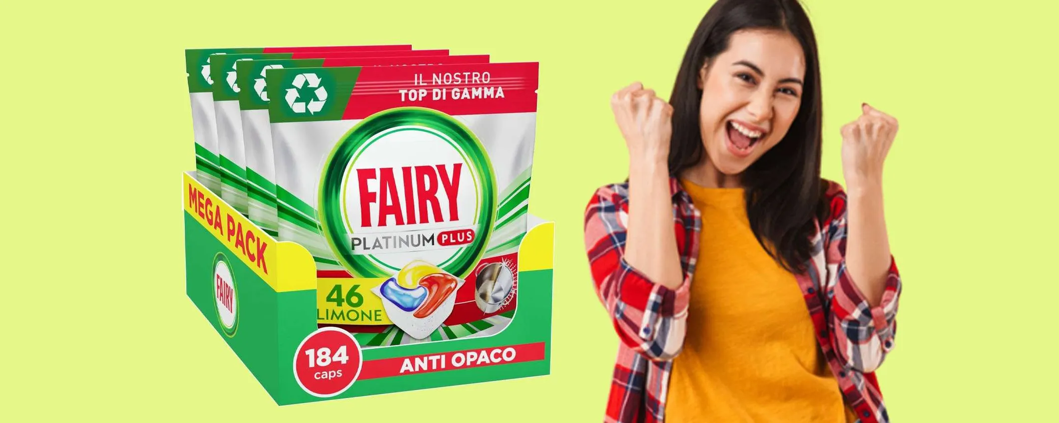 Fairy Platinum Plus (184capsule): offerta SHOCK su Amazon