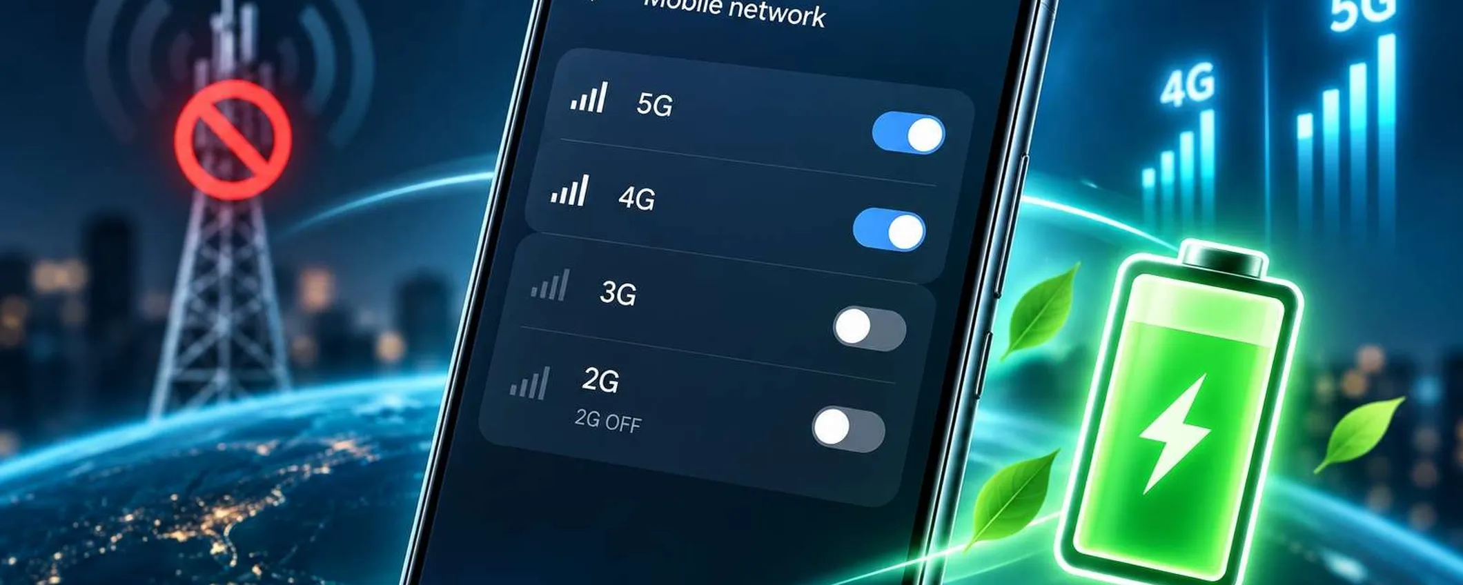 Disattivare il 2G può far durare di più la batteria su Android: perché vale la pena provare
