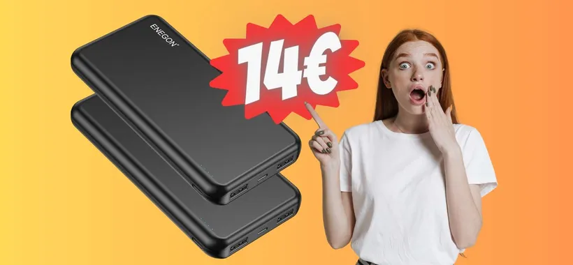 2 Power Bank da 10000 mAh al PREZZO di UNO solo su Amazon