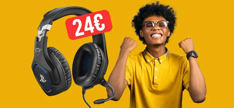 Trust GXT 488 FORZE: cuffie da gaming con licenza PlayStation (-51%)