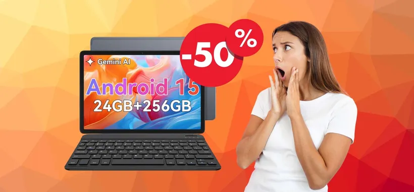 SCONTO FOLLE del 50% su questo tablet da 10" con tastiera ora tuo a 129€