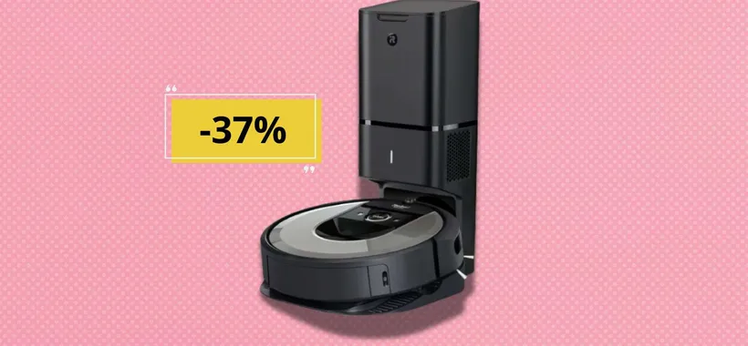 iRobot Roomba i7, sconto imperdibile: svuotamento automatico e tanta potenza