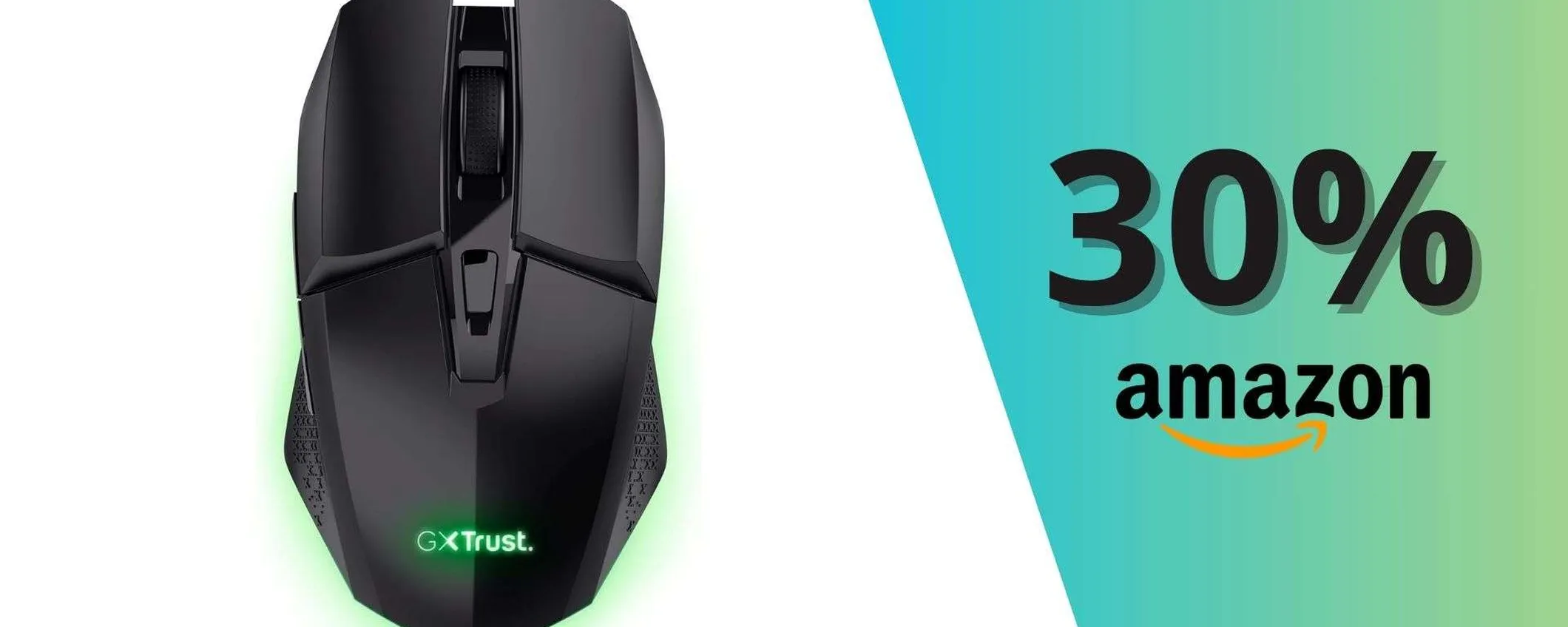 Trust GXT 110 Felox Mouse Wireless a soli 13,99€ con sconto del 30%