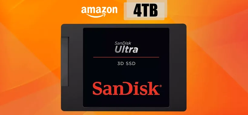 SSD SanDisk 4TB: massimo spazio ad un prezzo IMBATTIBILE (-116€)