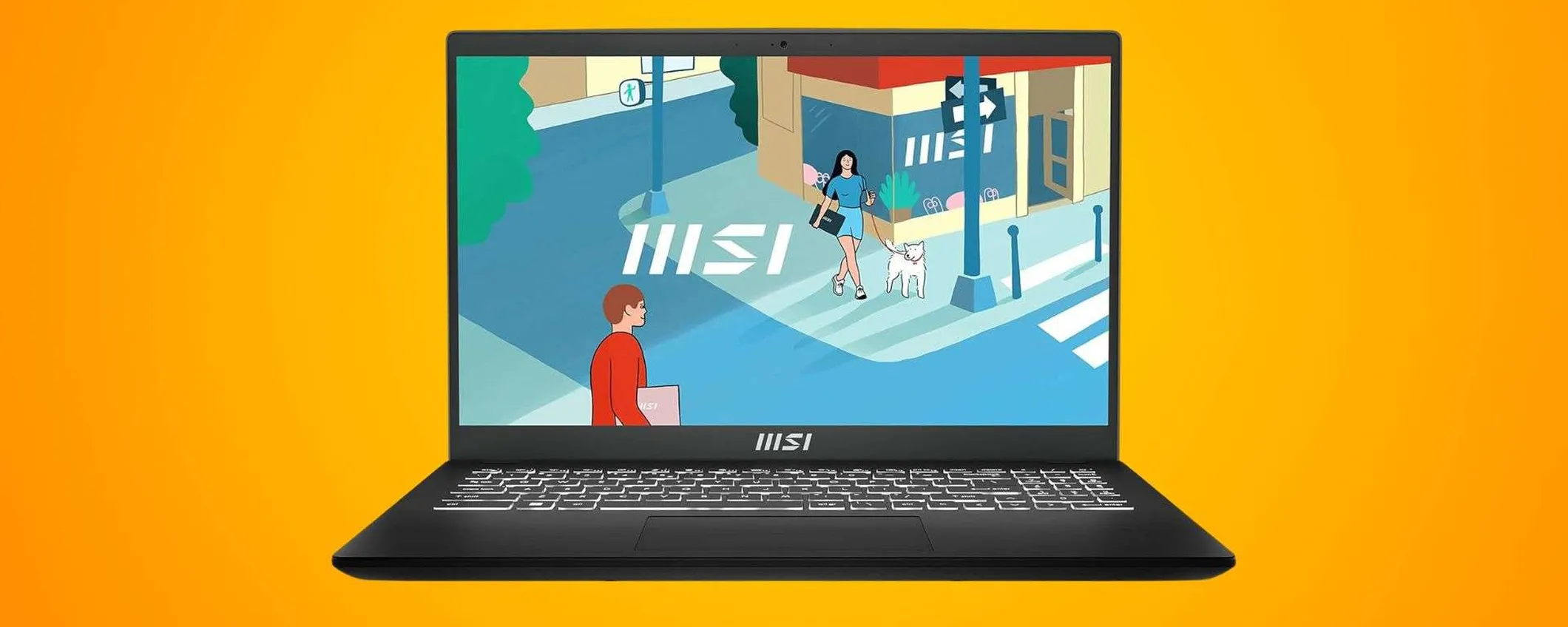 MSI Modern 15: un super laptop con Windows 11 a soli 385€ su Amazon