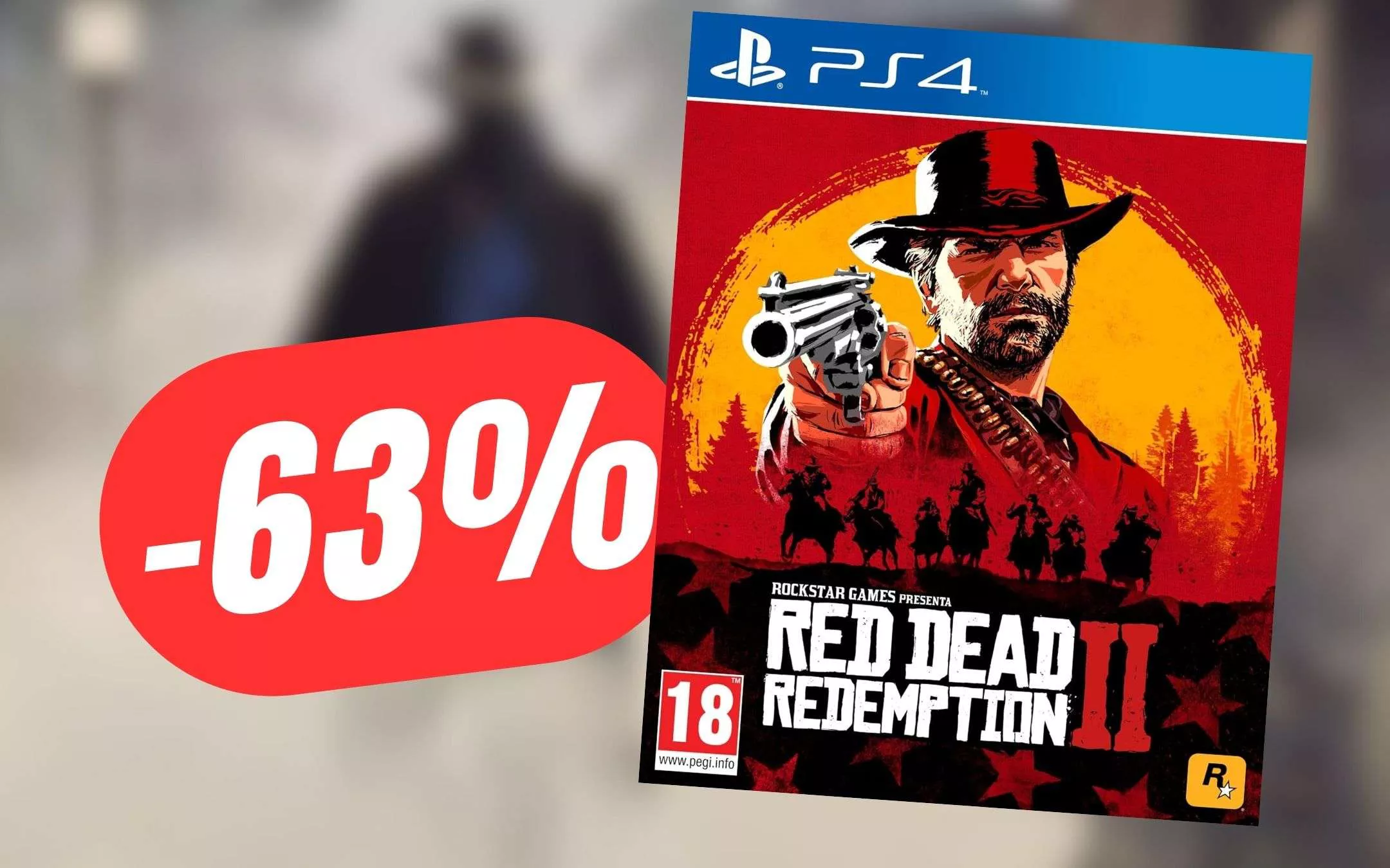 RED DEAD REDEMPTION 2 PS4 PlayStation 4, NESSUN GIOCO