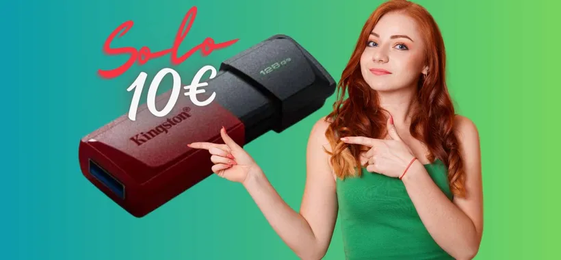 Pendrive Kingston da 128GB a PREZZO BOMBA su Amazon, soli 10€