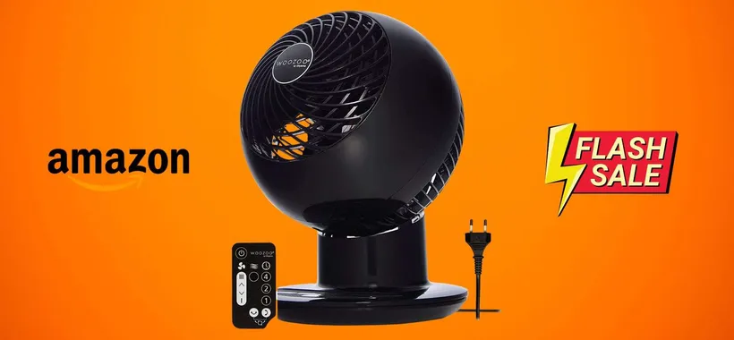 Ventilatore da tavolo potente e futuristico: imperdibile su Amazon