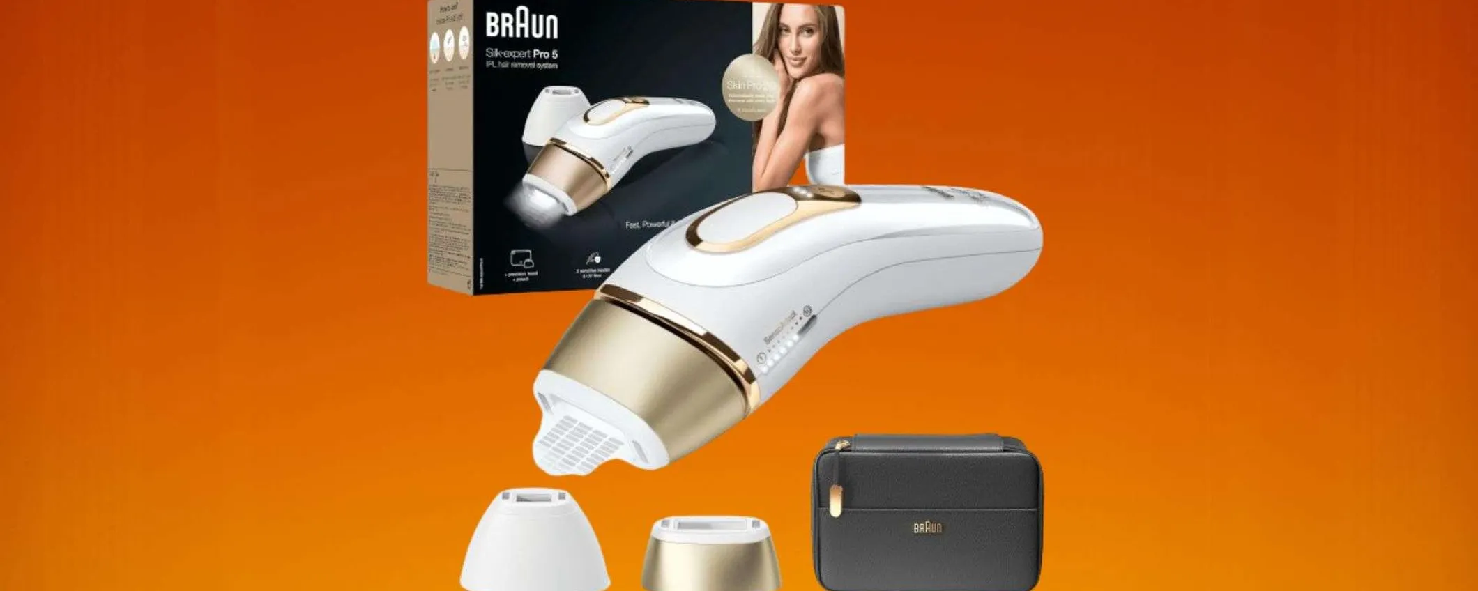 Braun Silk-expert Pro 5, epilazione laser completa a casa tua: oggi in offerta ad un PREZZO WOW