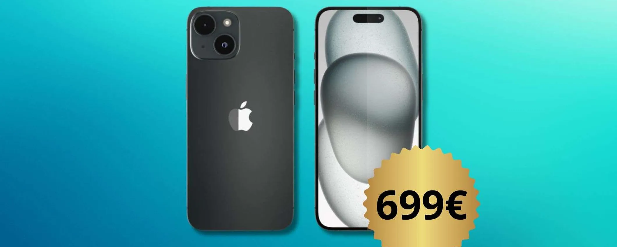 Apple iPhone 15 5G, prezzo irresistibile: tuo a 699€ (anche in 3 rate)