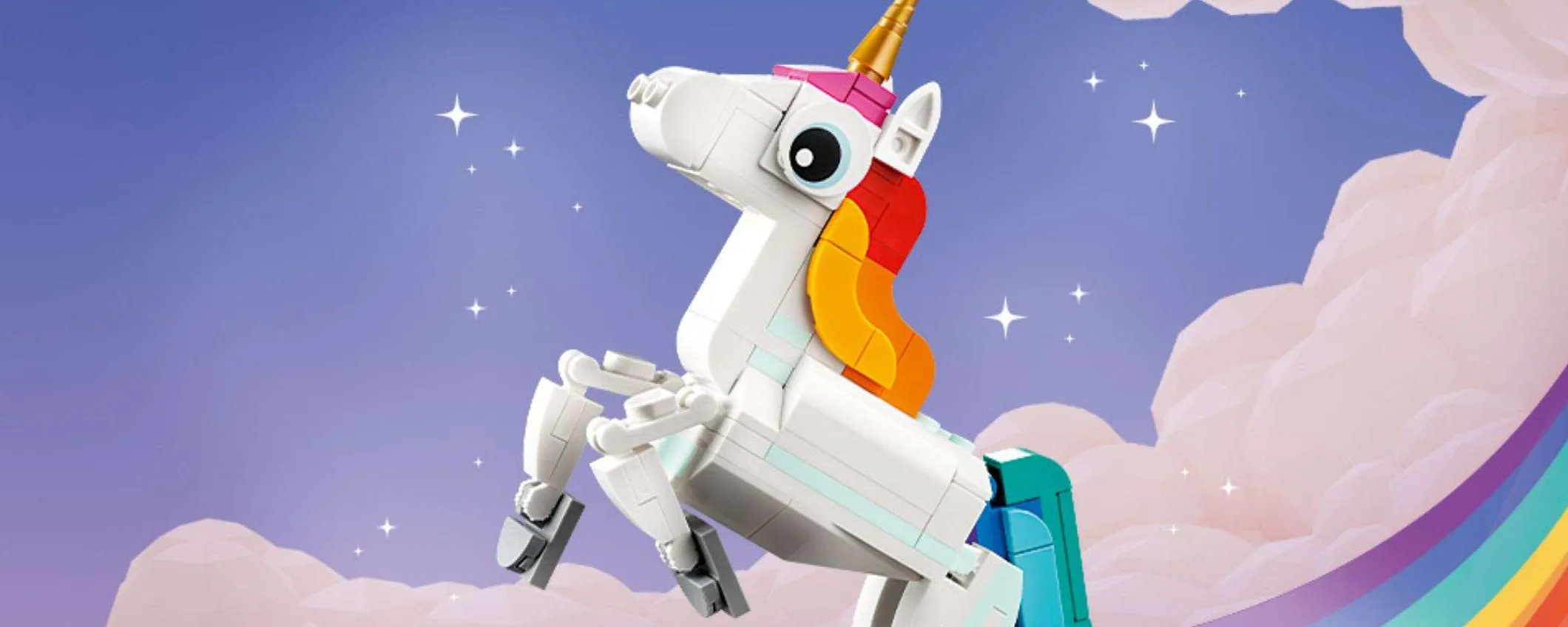 Il LEGO Unicorno 3-in-1 in sconto a PREZZO STRACCIATO su Amazon