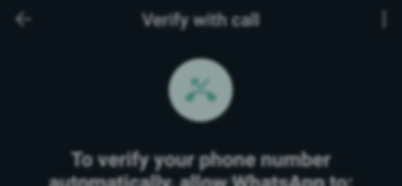 WhatsApp: basterà uno squillo per il log