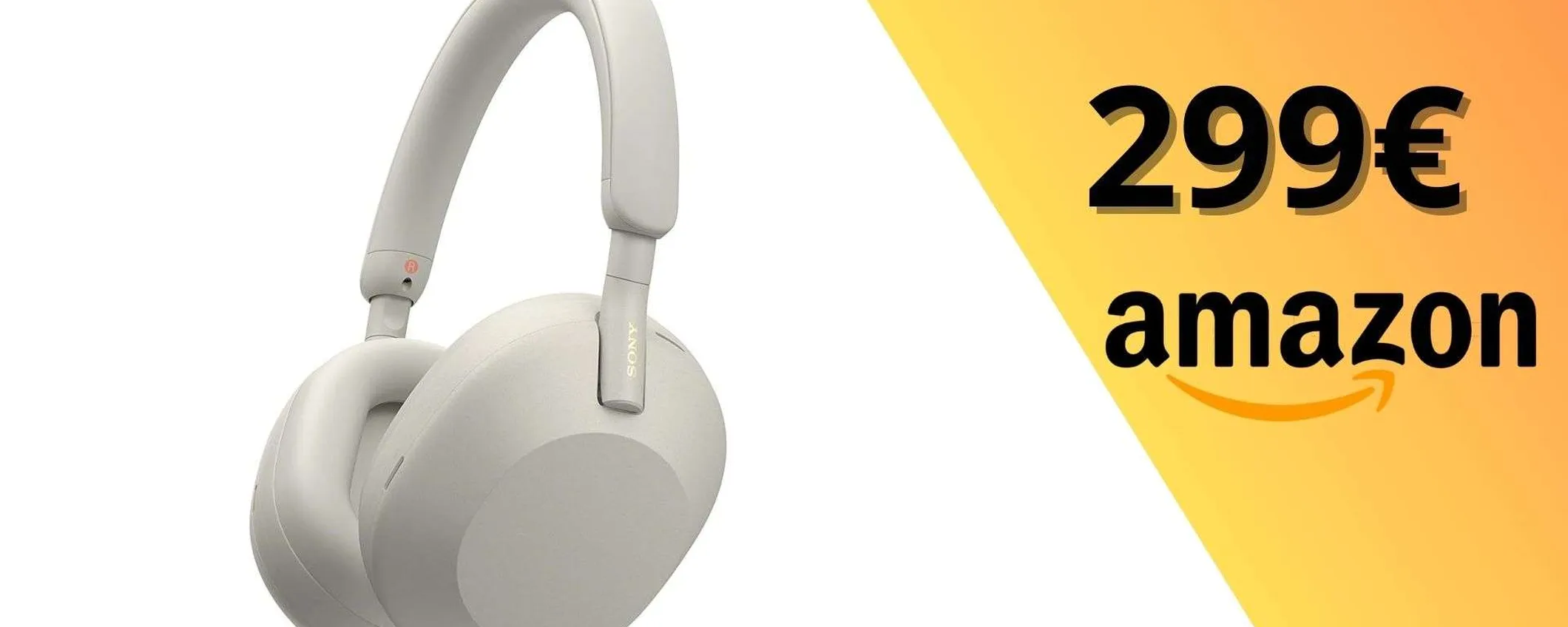 Sony WH-1000XM5: le cuffie premium con noise cancelling in SUPER sconto su Amazon