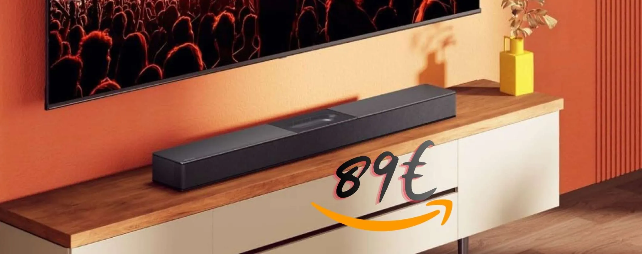 Audio immersivo da cinema e prezzo mini: Soundbar Hisense a soli 89€