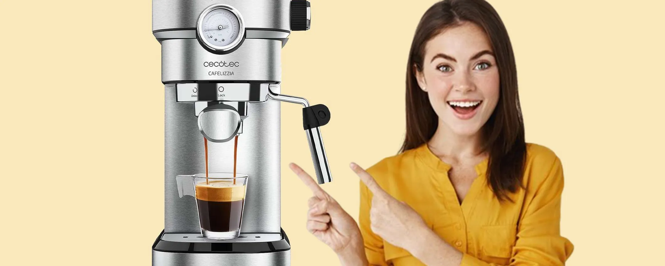 Macchina per caffè e cappuccino Cafelizzia: prezzo BOMBA(-23%)
