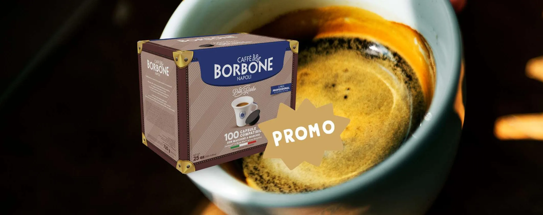 Capsule Caffè Borbone A Modo Mio: con il Coupon eBay prezzo BOMBA