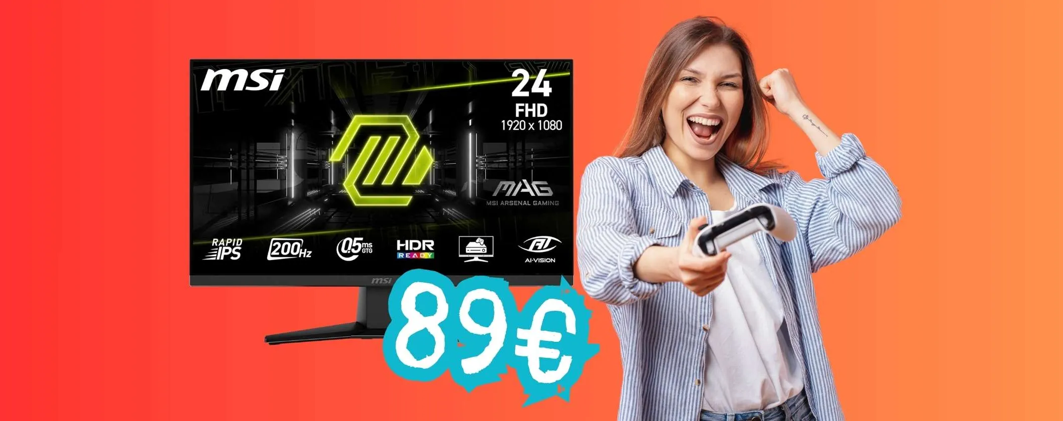 Monitor msi MAG 242F da 24