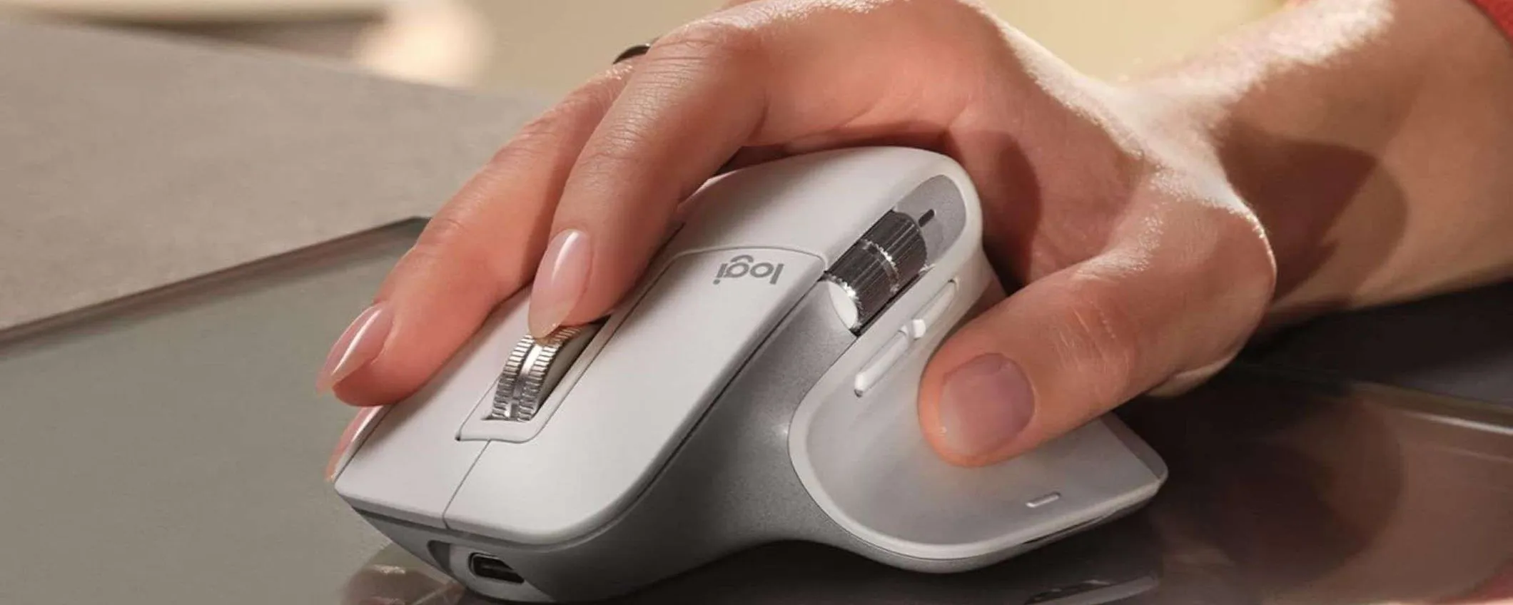 Logitech MX Master 3S CROLLA su Amazon: è PERFETTO su ogni superficie (-34%)