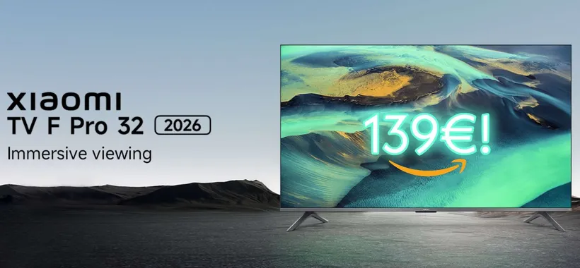 Solo 139€ per la XIAOMI TV F Pro 32 al Black Friday Amazon