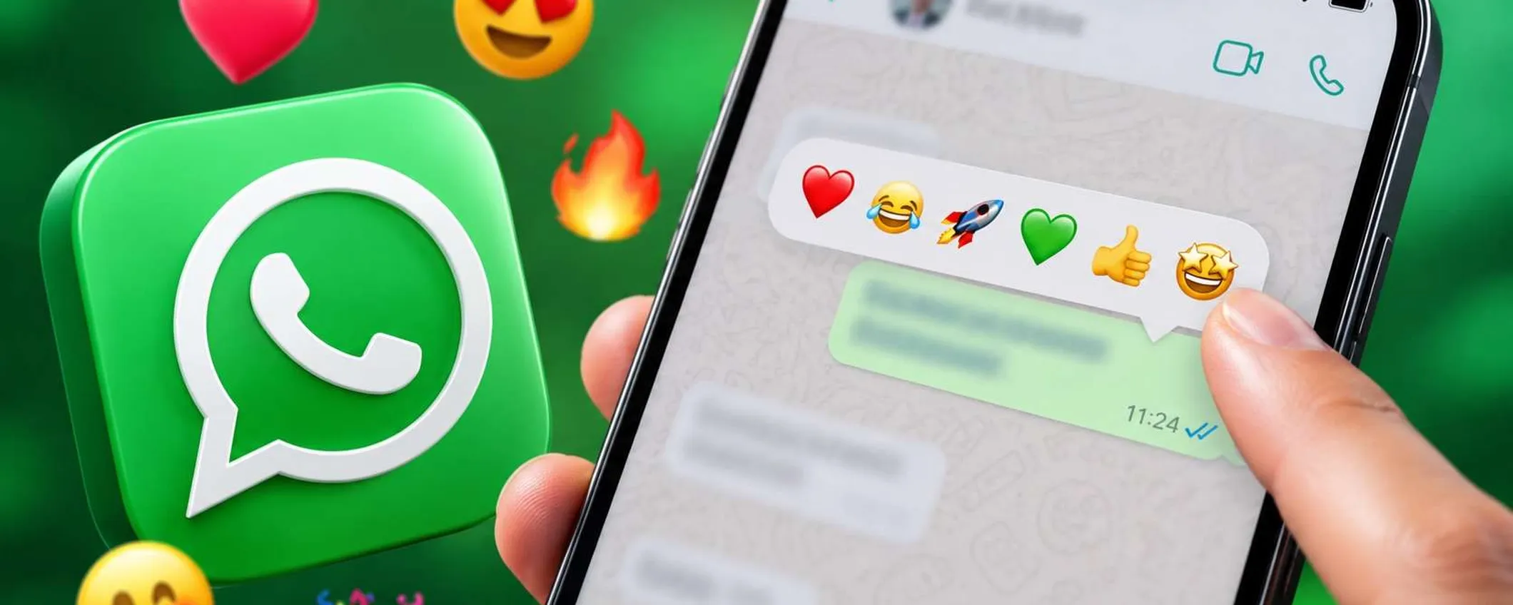 WhatsApp prepara le reazioni emoji personalizzate su iPhone