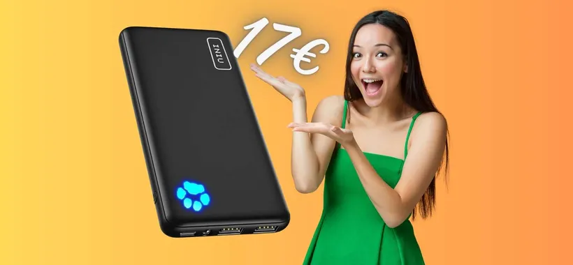 Batteria sempre carica con questo Power Bank a 17€ su Amazon