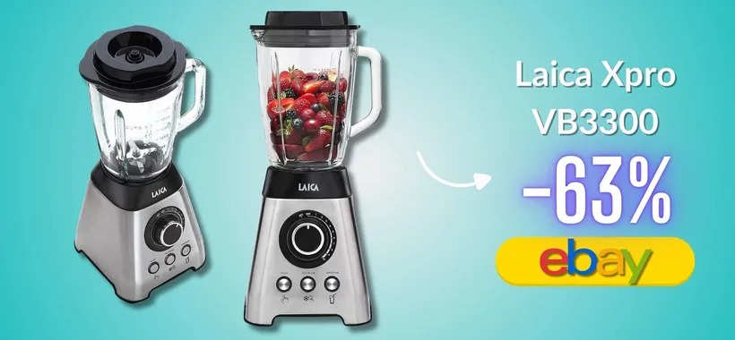 Frullatore Laica XPro per un prodotto da chef in cucina: 10 potenze