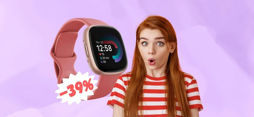 Fitbit Versa 4 al PREZZO più BASSO di SEMPRE, da avere (-39%)