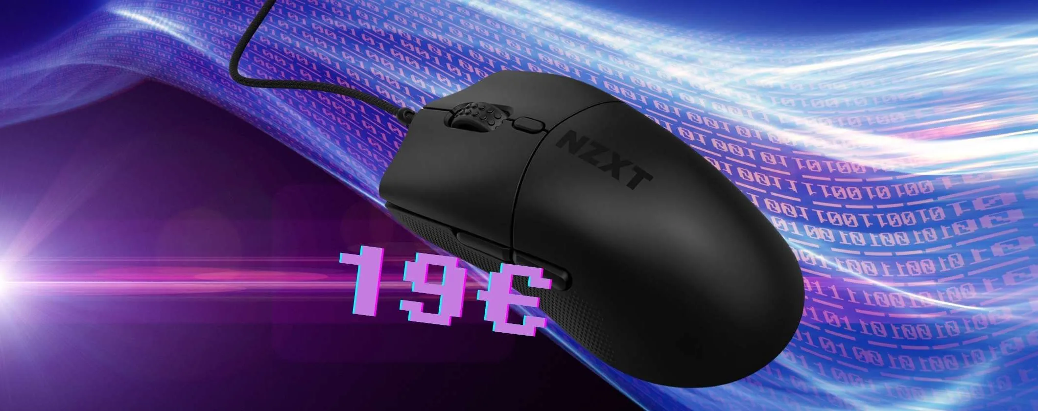 Mouse da gaming NZXT Lift 2 Symm a soli 19€: follia Amazon imperdibile