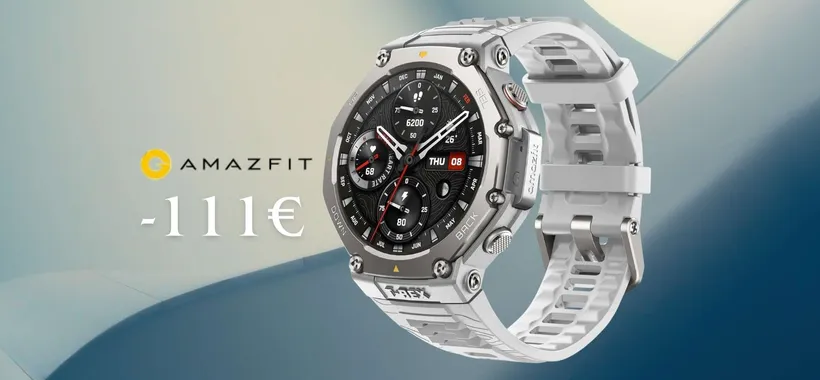 L'indistruttibile smartwatch Amazfit T-Rex 3 su Amazon a un prezzo favoloso