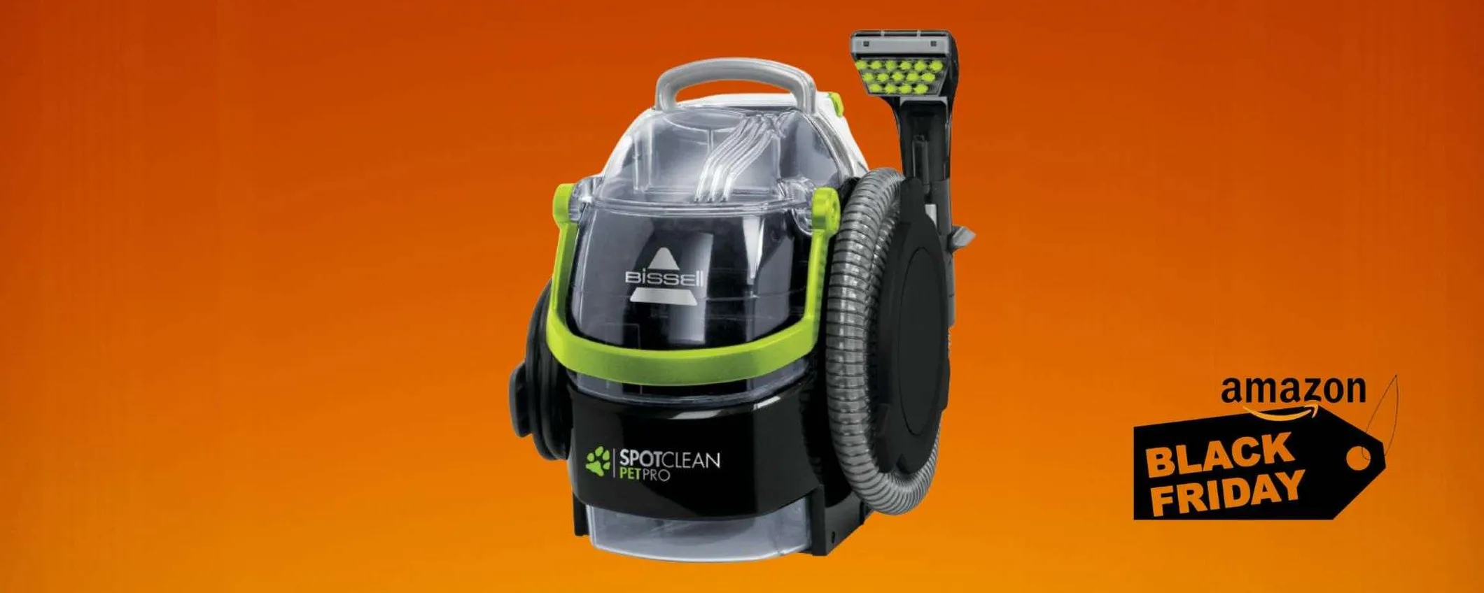 Bissell SpotClean Pet Pro in offerta su Amazon: addio sporco, quest'aspirapolvere pulisce TUTTO