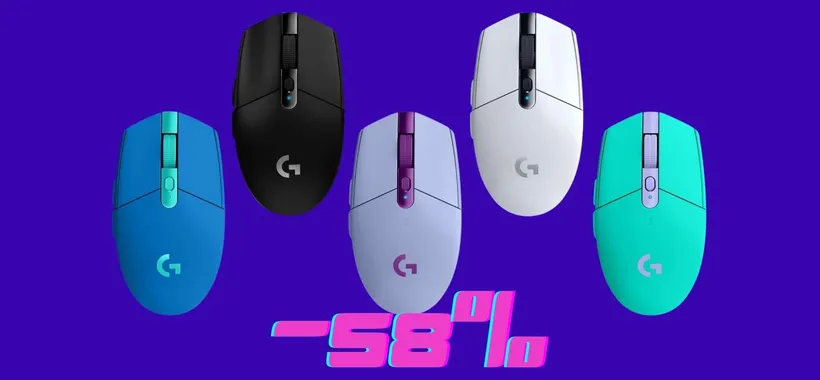 Gioca da Pro con il mouse wireless da gaming Logitech G305 LIGHTSPEED (-58%)