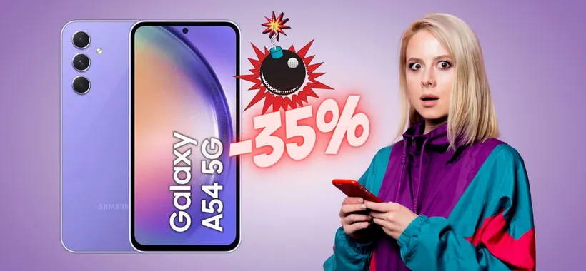 Samsung Galaxy A54 5G da 128 GB a PREZZO BOMBA su eBay (-35%)