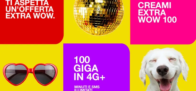 Creami EXTRAWOW 100: Promo PosteMobile a 7,99€