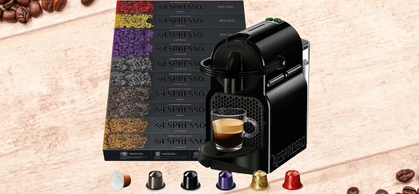 Macchina da caffè Nespresso Inissia a 99€: prezzo WOW, 100 capsule GRATIS