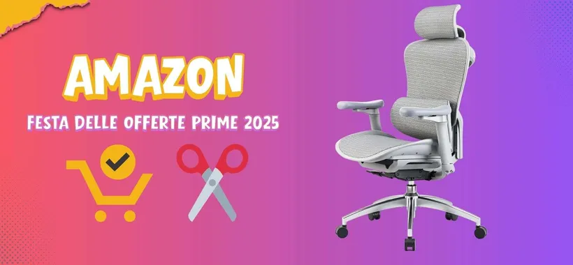 Sconto Prime Day + coupon extra: questa poltrona è l’occasione perfetta per casa e ufficio