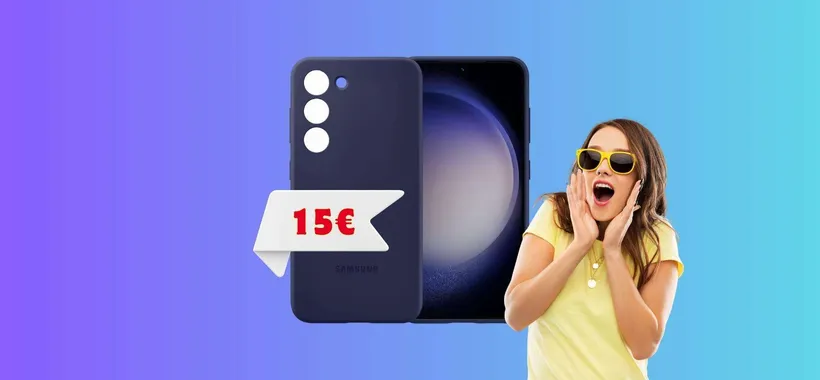 Cover Samsung S23 ORIGINALE a soli 15€ per il Black Friday
