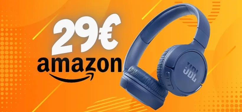 OFFERTA FOLLE di Amazon: solo 29€ per le mitiche JBL Tune 510BT