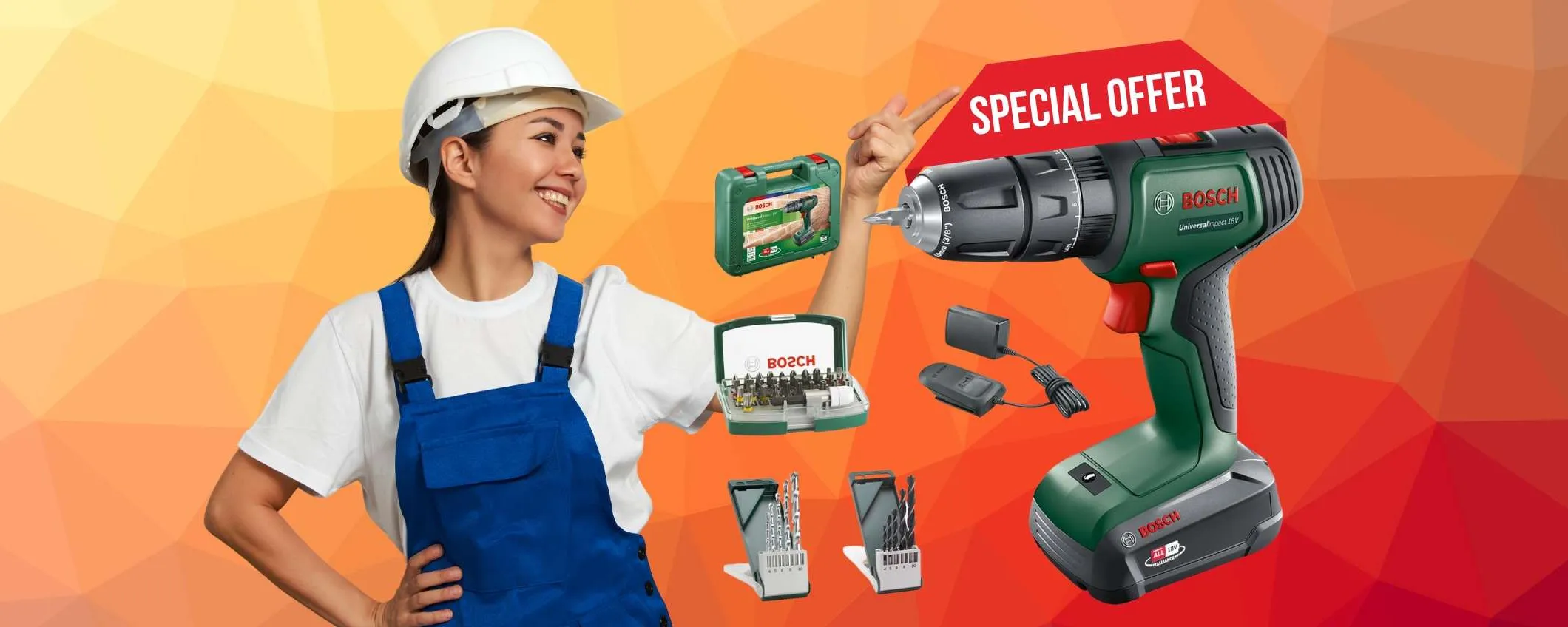 Bosch: trapano avvitatore a percussione a 24€ al mese SENZA INTERESSI