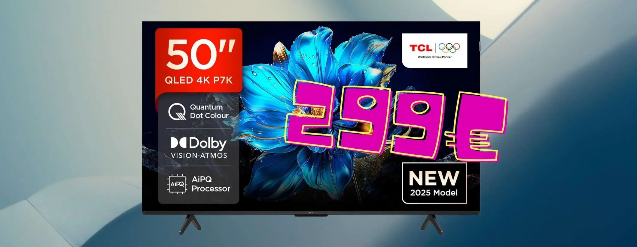 Smart TV TCL QLED 4K da 50