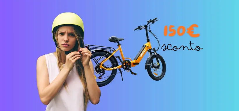 Bici Elettrica Pieghevole: PREZZO SHOCK con 150€ di SCONTO