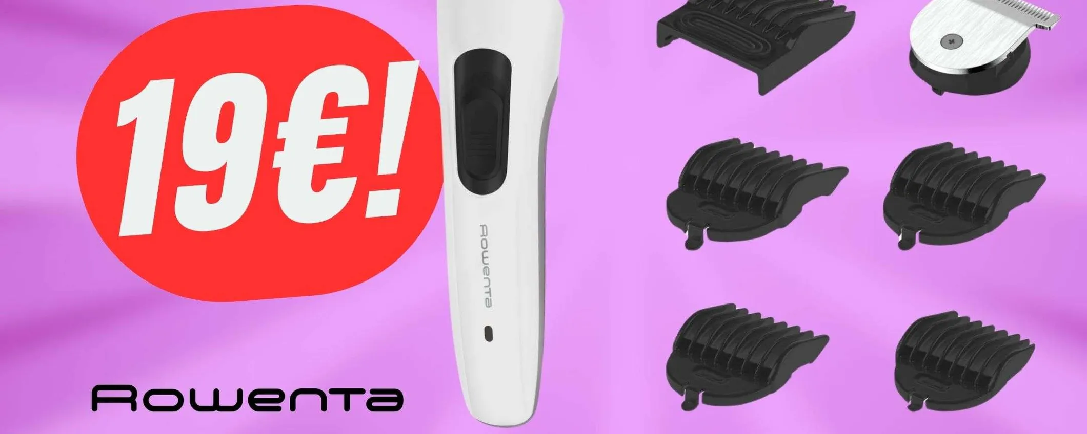 Il RASOIO ELETTRICO 7 in 1 di Rowenta passa da 41€ ad appena 19€!